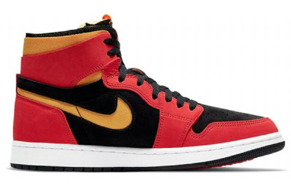 Nike Air Jordan 1 Korkeat Topit Zoom Comfort Retro Koripallokengät Miehille Punainen