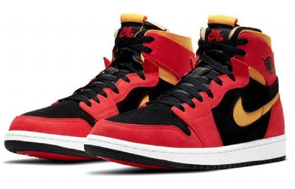 Nike Air Jordan 1 Korkeat Topit Zoom Comfort Retro Koripallokengät Miehille Punainen