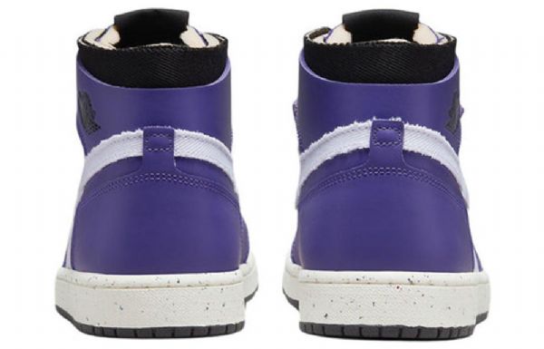 Nike Air Jordan 1 Korkeat Topit Zoom Comfort Retro Koripallokengät Miehille Purppura
