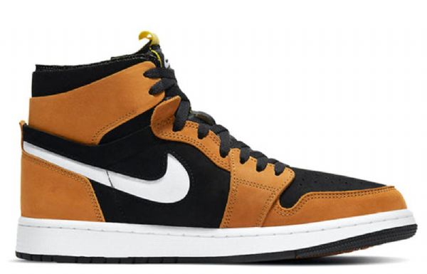 Nike Air Jordan 1 Korkeat Topit Zoom Comfort Retro Koripallokengät Miehille Ruskea Musta