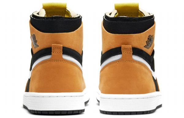 Nike Air Jordan 1 Korkeat Topit Zoom Comfort Retro Koripallokengät Miehille Ruskea Musta