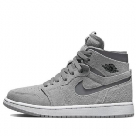 Nike Air Jordan 1 Korkeat Topit Zoom Comfort Retro Koripallokengät Naisille Harmaa