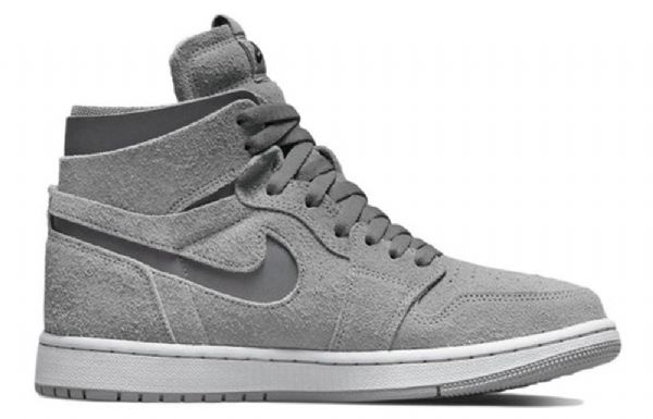Nike Air Jordan 1 Korkeat Topit Zoom Comfort Retro Koripallokengät Naisille Harmaa