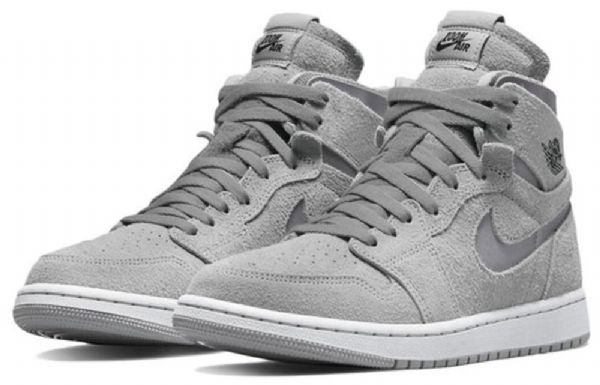 Nike Air Jordan 1 Korkeat Topit Zoom Comfort Retro Koripallokengät Naisille Harmaa