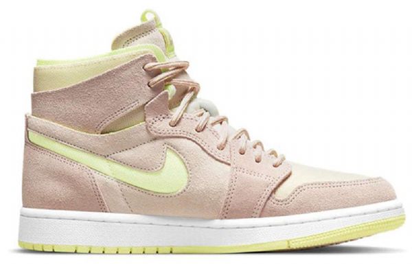 Nike Air Jordan 1 Korkeat Topit Zoom Comfort Retro-koripallokengät Naisille Khakinvihreä