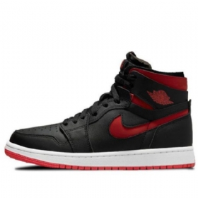 Nike Air Jordan 1 Korkeat Topit Zoom Comfort Retro Koripallokengät Naisille Musta Punainen