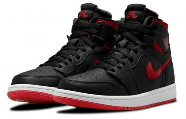 Nike Air Jordan 1 Korkeat Topit Zoom Comfort Retro Koripallokengät Naisille Musta Punainen