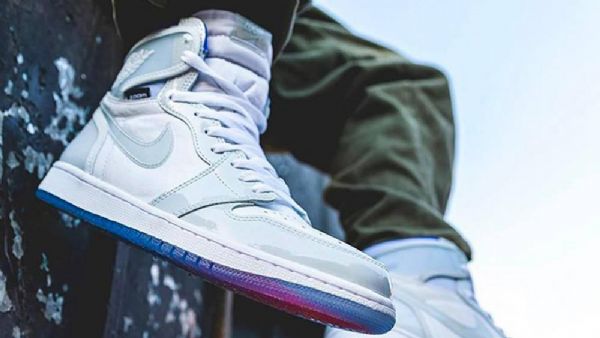 Nike Air Jordan 1 Korkeat Topit Zoom Racer Kengät Miehille Siniset
