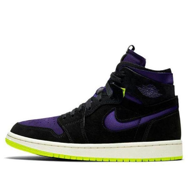 Nike Air Jordan 1 Korkeat Topit Zoom Retro Koripallokengät Naisille Musta Violetti