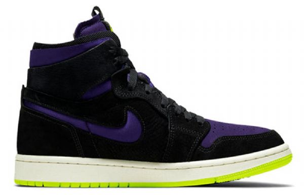 Nike Air Jordan 1 Korkeat Topit Zoom Retro Koripallokengät Naisille Musta Violetti