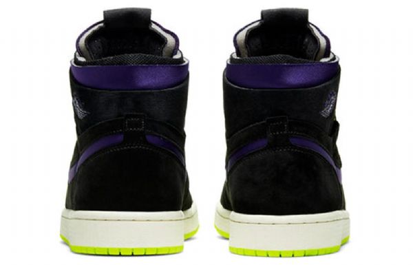 Nike Air Jordan 1 Korkeat Topit Zoom Retro Koripallokengät Naisille Musta Violetti