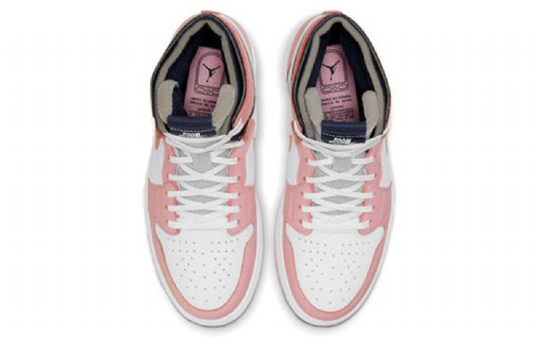 Nike Air Jordan 1 Korkeat Topit Zoom Retro Koripallokengät Naisille Vaaleanpunainen