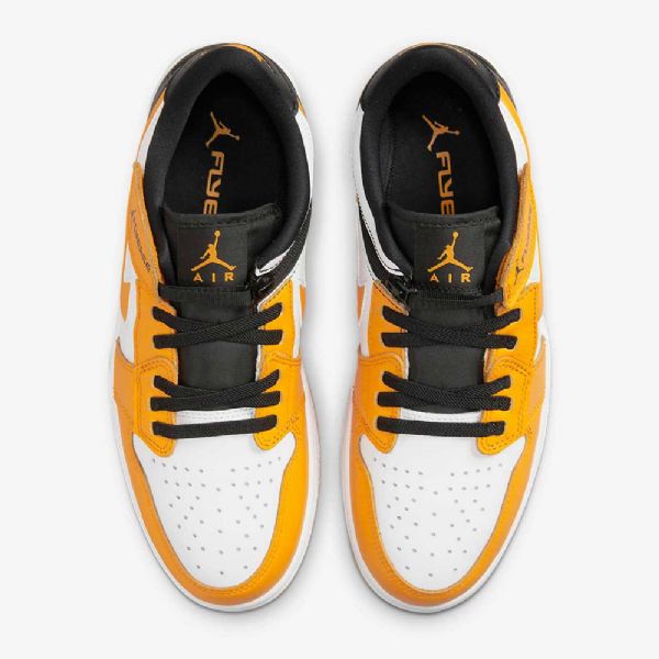 Nike Air Jordan 1 Low Tops Flyease Easy On / Off Kengät Miehille Valkoinen Musta