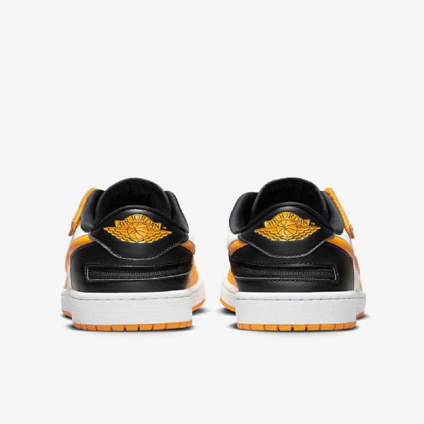 Nike Air Jordan 1 Low Tops Flyease Easy On / Off Kengät Miehille Valkoinen Musta