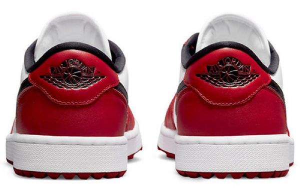 Nike Air Jordan 1 Low Tops Golf Chicago Athletic Kengät Miehille Valkoinen Punainen