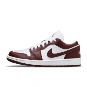 Nike Air Jordan 1 Low Tops Joukkuekengät Naisille Punainen Valkoinen