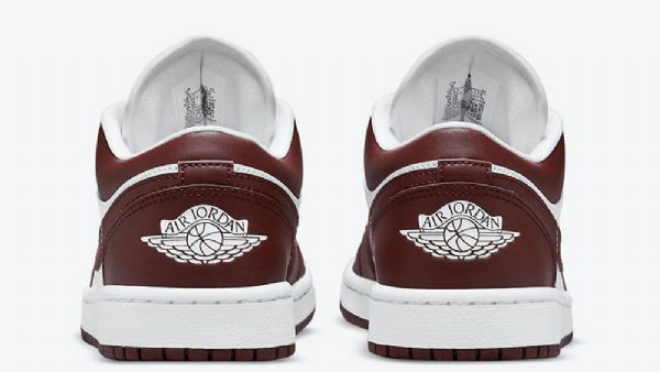 Nike Air Jordan 1 Low Tops Joukkuekengät Naisille Punainen Valkoinen