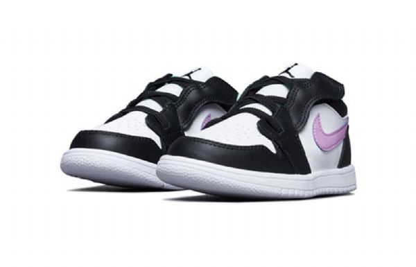 Nike Air Jordan 1 Low Tops Kaikki Lasten Kengät Valkoinen Musta Purppura