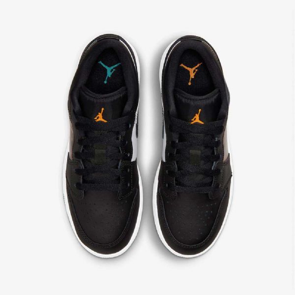 Nike Air Jordan 1 Low Tops Kengät Lapsille Mustat Tummat
