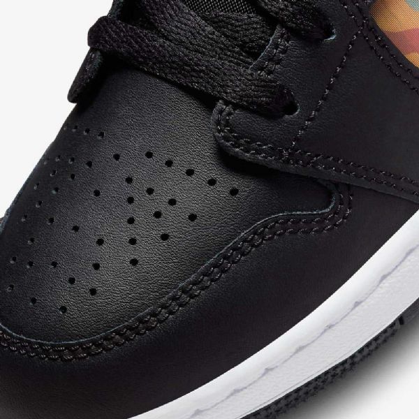 Nike Air Jordan 1 Low Tops Kengät Lapsille Mustat Tummat