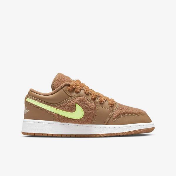 Nike Air Jordan 1 Low Tops Kengät Lapsille Ruskea Pinkki Punainen Sininen