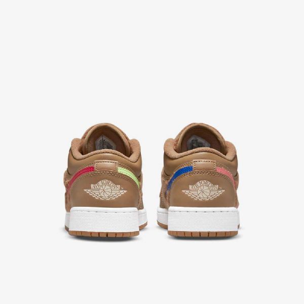 Nike Air Jordan 1 Low Tops Kengät Lapsille Ruskea Pinkki Punainen Sininen