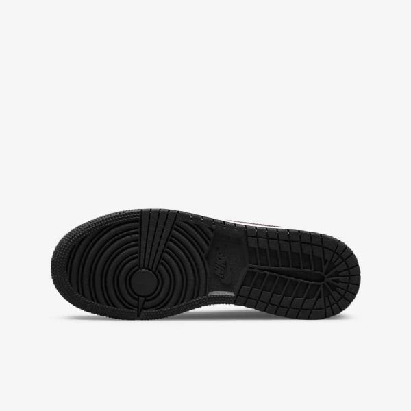 Nike Air Jordan 1 Low Tops Kengät Lapsille Valkoinen Musta Sitruunapinkki