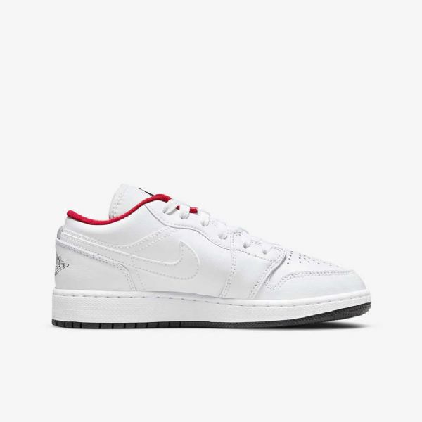 Nike Air Jordan 1 Low Tops Kengät Lapsille Valkoinen Punainen Sininen Musta