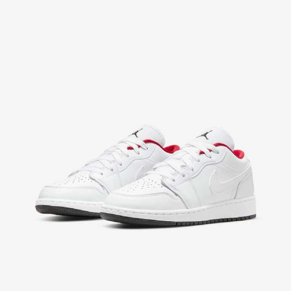 Nike Air Jordan 1 Low Tops Kengät Lapsille Valkoinen Punainen Sininen Musta