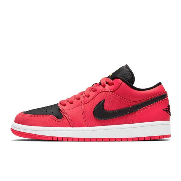 Nike Air Jordan 1 Low Tops Kengät Naisille Musta Punainen Keltainen