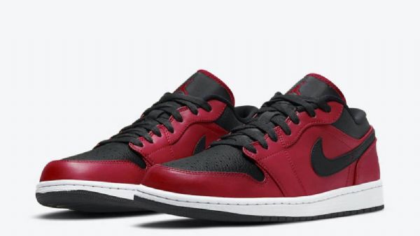Nike Air Jordan 1 Low Tops Kengät Naisille Punainen Musta