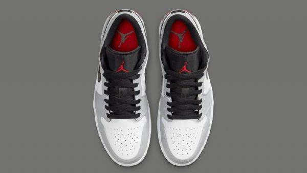 Nike Air Jordan 1 Low Tops Kengät Naisille Vaaleanharmaa Punainen