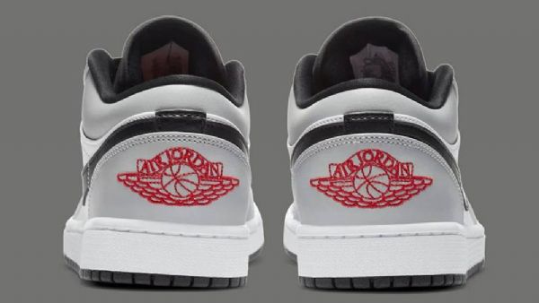 Nike Air Jordan 1 Low Tops Kengät Naisille Vaaleanharmaa Punainen
