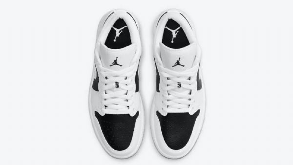 Nike Air Jordan 1 Low Tops Kengät Naisille Valkoinen Musta