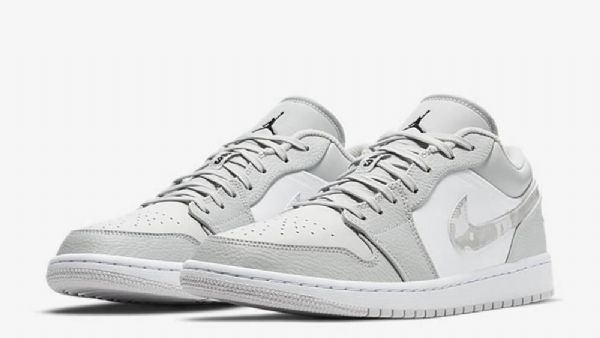 Nike Air Jordan 1 Low Tops Kengät Naisille Valkoinen Naamiointi