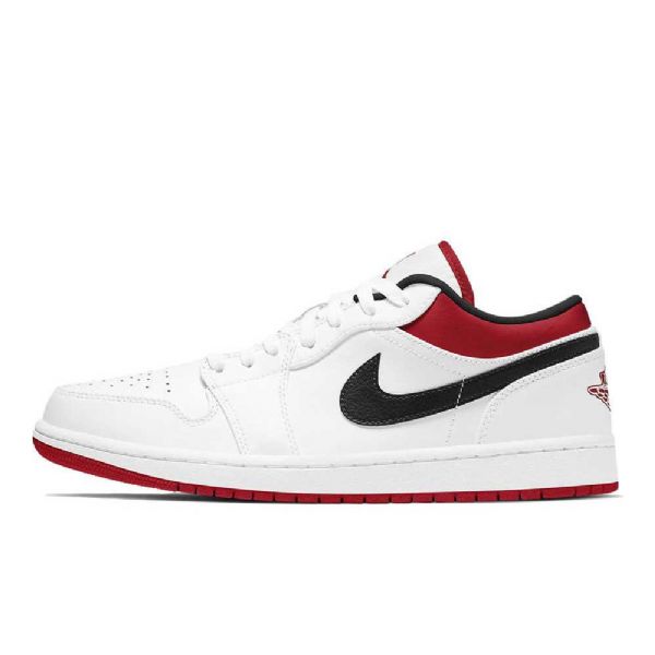 Nike Air Jordan 1 Low Tops Kengät Naisille Valkoinen Punainen Musta