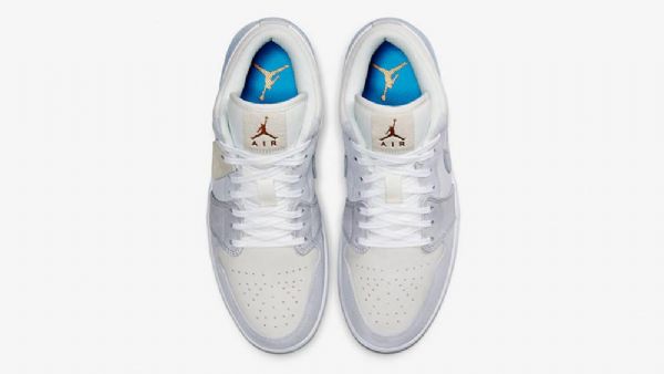 Nike Air Jordan 1 Low Tops Paris Kengät Miehille Harmaa