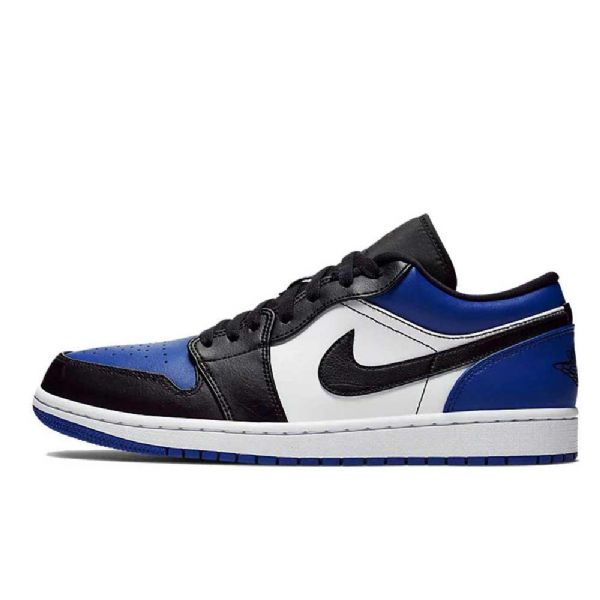 Nike Air Jordan 1 Low Tops Royal Toe Kengät Miehille Sininen Musta