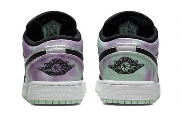 Nike Air Jordan 1 Low Tops Se Gs Koripallokengät Miesten Musta Valkoinen Sininen
