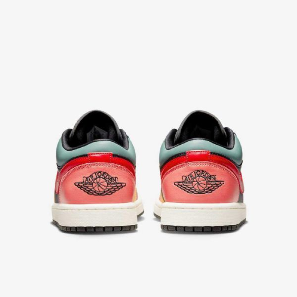 Nike Air Jordan 1 Low Tops Se Naisten Kengät Musta Sininen Punainen
