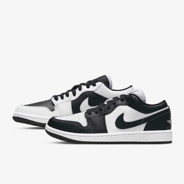 Nike Air Jordan 1 Low Tops Se Naisten Kengät Valkoinen Musta