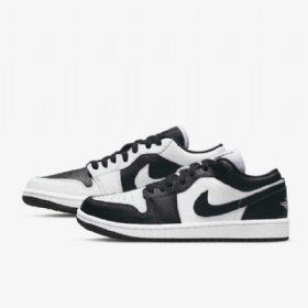 Nike Air Jordan 1 Low Tops Se Naisten Kengät Valkoinen Musta