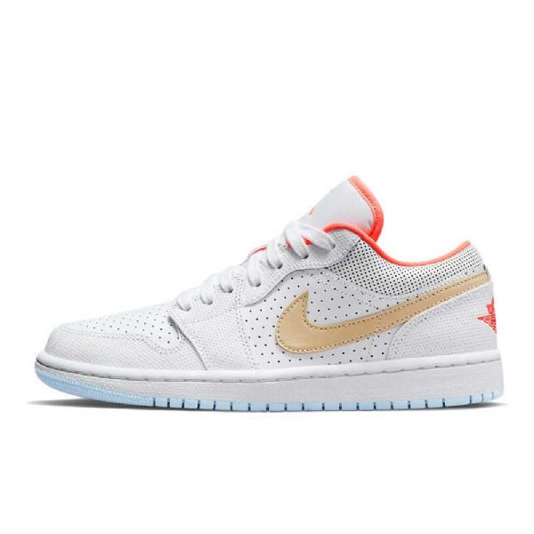 Nike Air Jordan 1 Low Tops Se Seesamikengät Naisille Valkoinen