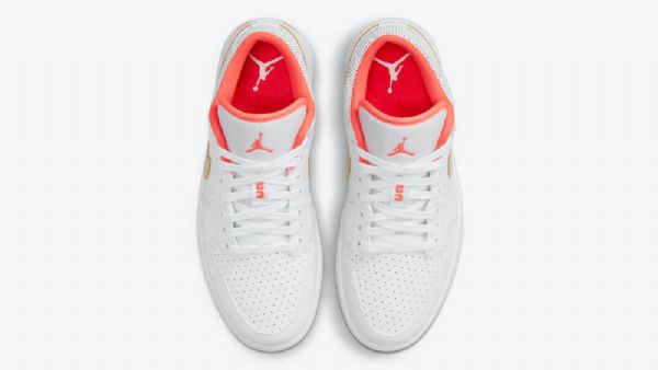 Nike Air Jordan 1 Low Tops Se Seesamikengät Naisille Valkoinen