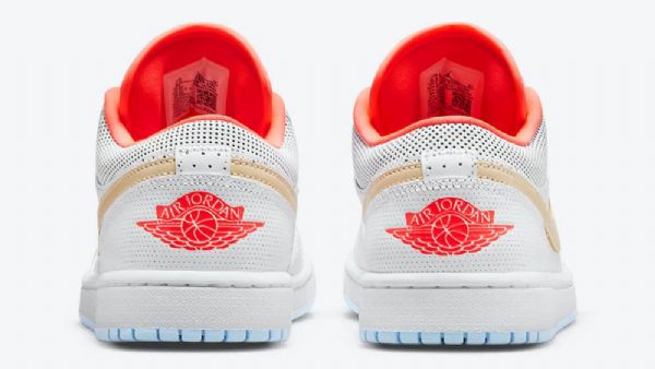 Nike Air Jordan 1 Low Tops Se Seesamikengät Naisille Valkoinen