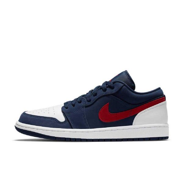 Nike Air Jordan 1 Low Tops Se Usa Miesten Kengät Tummansininen Valkoinen