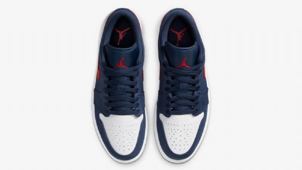 Nike Air Jordan 1 Low Tops Se Usa Miesten Kengät Tummansininen Valkoinen