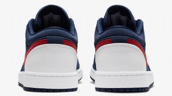 Nike Air Jordan 1 Low Tops Se Usa Miesten Kengät Tummansininen Valkoinen