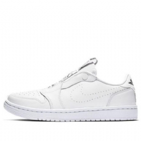 Nike Air Jordan 1 Low Tops Slip Retro Koripallokengät Naisille Valkoinen