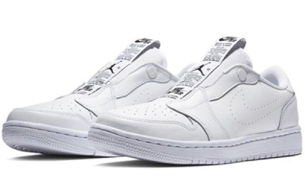 Nike Air Jordan 1 Low Tops Slip Retro Koripallokengät Naisille Valkoinen